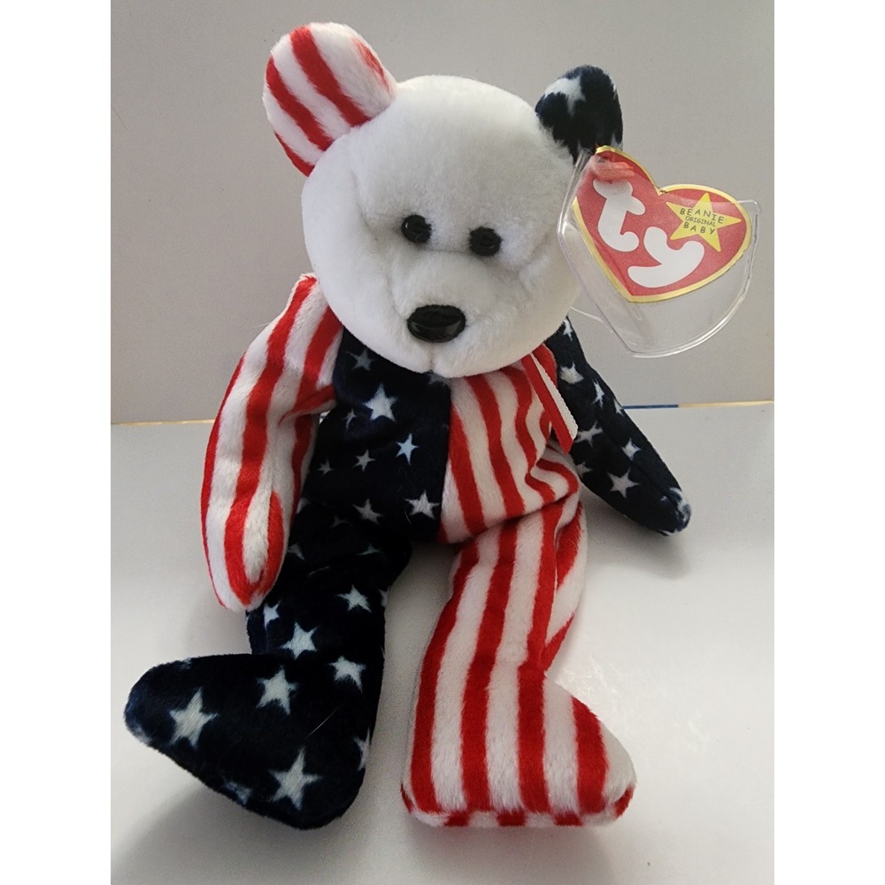 ty Beanie Babies Spangle Bear June‎ 14 1999